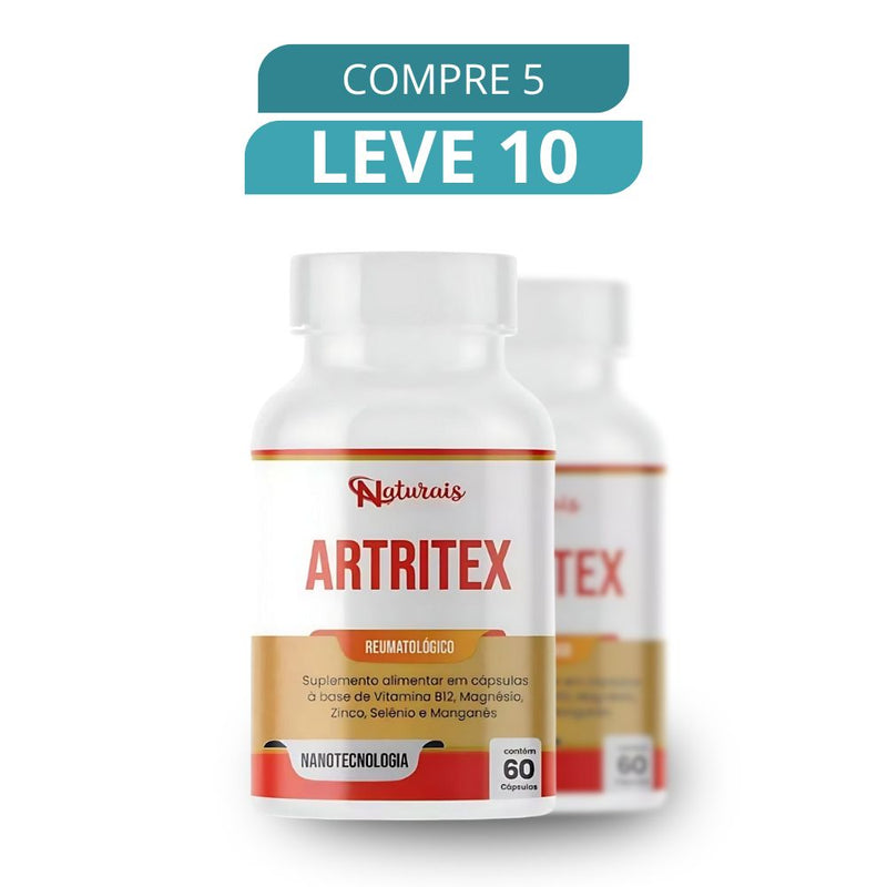 Artritex 60 Cápsulas - Suplemento Natural + Frete Grátis