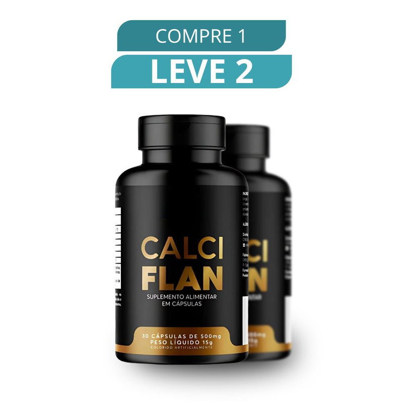 Calciflan 30 Cápsulas - Suplemento Natural + Frete Grátis